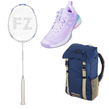 PACK : FZ FORZA SPEED LIGHT 20 + VICTOR A610IVF + SAC A DOS BABOLAT BACKPACK JUNIOR