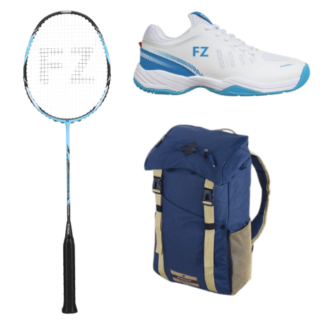 PACK : FZ FORZA PRECISION TI X1 + FZ FORZA LEANDER + SAC A DOS BABOLAT BACKPACK JUNIOR