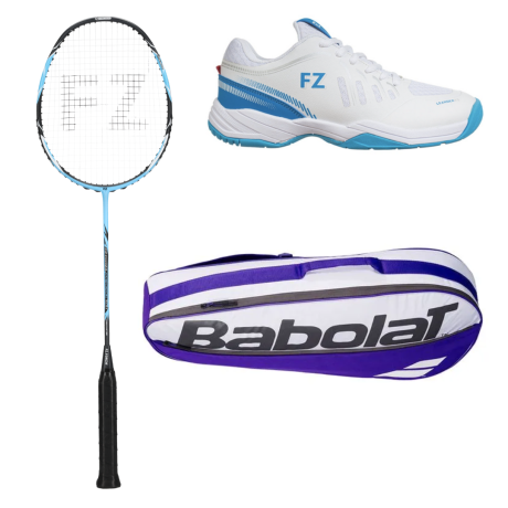 PACK : FZ FORZA PRECISION TI X1+ FZ FORZA LEANDER + SAC BABOLAT RH X3 CLASSIC CLUB VIOLET