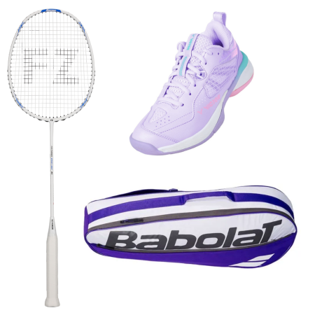 PACK : FZ FORZA SPEED LIGHT 20 + VICTOR A610IVF + SAC BABOLAT RH X3 CLASSIC CLUB VIOLET