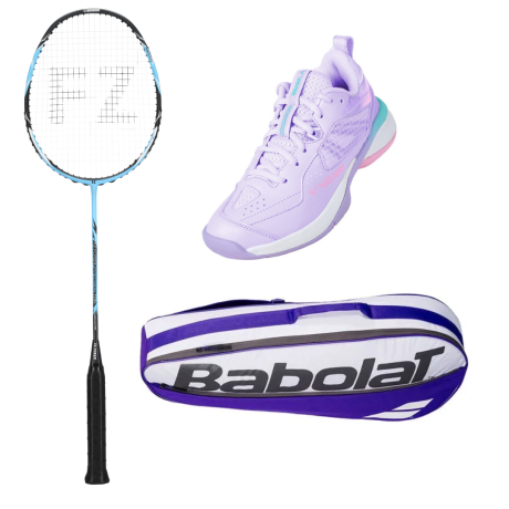 PACK : FZ FORZA PRECISION TI X1 + VICTOR A610IVF + SAC BABOLAT RH X3 CLASSIC CLUB VIOLET