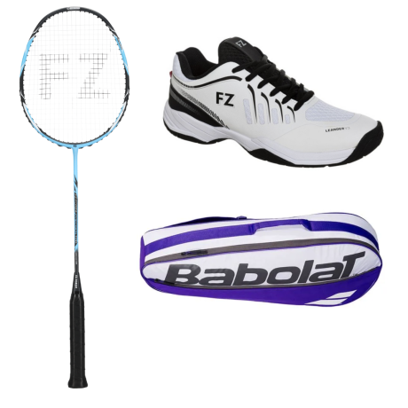 PACK : FZ FORZA PRECISION TI X1 + FZ FORZA LEANDER + SAC BABOLAT RH X3 CLASSIC CLUB VIOLET