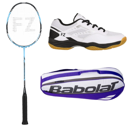 PACK : FZ FORZA PRECISION TI X1 + FZ FORZA X-PULSE + SAC BABOLAT RH X3 CLASSIC CLUB VIOLET