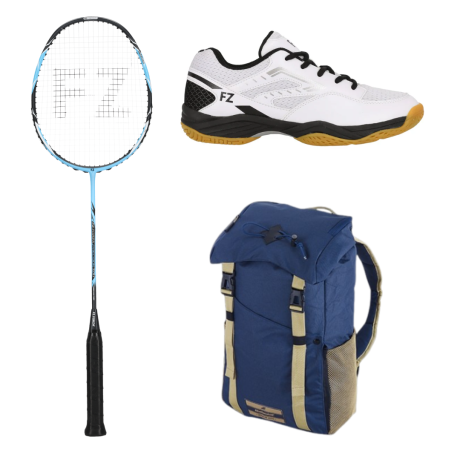 PACK : FZ FORZA PRECISION TI X1 + FZ FORZA X-PULSE + SAC A DOS BABOLAT BACKPACK JUNIOR