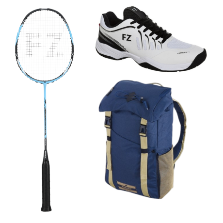 PACK : FZ FORZA PRECISION TI X1 + FZ FORZA LEANDER + SAC A DOS BABOLAT BACKPACK JUNIOR