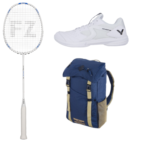 PACK : FZ FORZA SPEED LIGHT 20 + VICTOR S35 AC + SAC A DOS BABOLAT BACKPACK JUNIOR