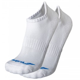 Pack de 2 paires de chaussettes Babolat Invisible lady blanches