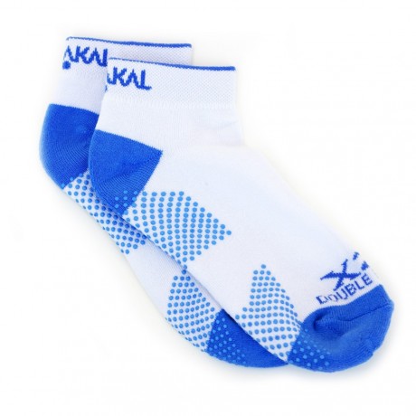 Chaussettes Karakal Trainer Lady blanches/bleues