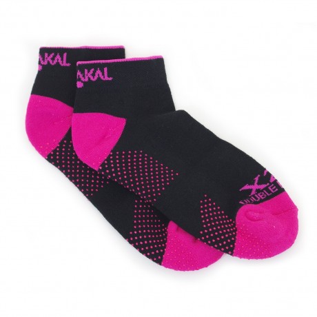 Chaussettes Karakal Trainer Lady noires/roses