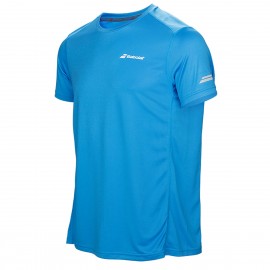 TEE-SHIRT BABOLAT CORE FLAG CLUB BLEU JUNIOR