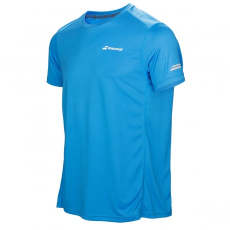 Tee-shirt Babolat Core Flag Club boy bleu