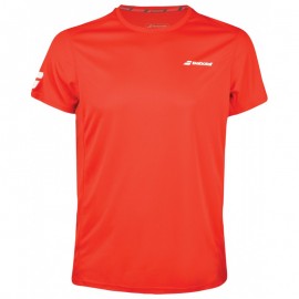 TEE-SHIRT BABOLAT CORE FLAG CLUB ROUGE JUNIOR