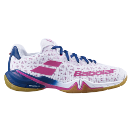 Chaussures Babolat Shadow tour lady rouge et blanc