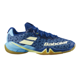 Chaussures Babolat Shadow tour lady bleu et jaune