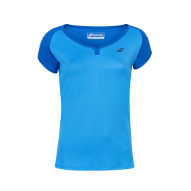 Tee-shirt Babolat play cap sleeve Girl bleu