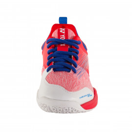 Chaussures Yonex Power Cushion 35 junior Rouge, bleu et blanc