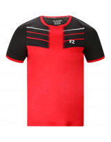 TEE-SHIRT FZ FORZA CHECK ROUGE HOMME