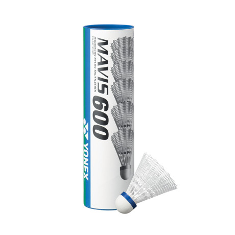 VOLANTS PLASTIQUES YONEX MAVIS 600 BLANC