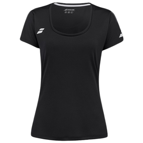 TEE-SHIRT BABOLAT PLAY CAP SLEEVE NOIR FEMME