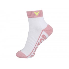 Chaussettes Victor SK235 lady blanches et rose